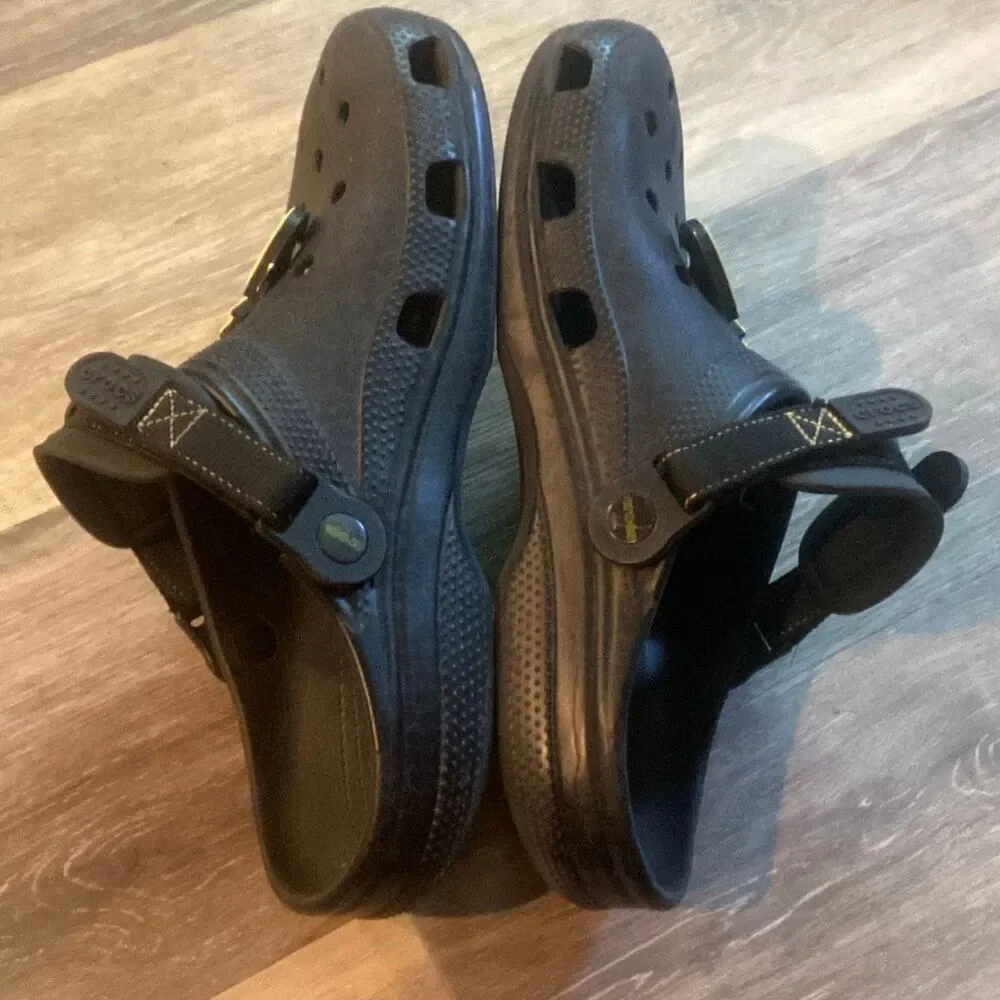 Crocs Batman Adjustable Strap Clog Color Black Men's Size 5 Women's Size 11
